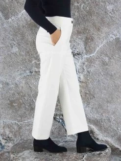 Marc Cain TS 81.06 W08 Pantalons Roomwit -Joseph Ribkoff Winkel 100001927 5