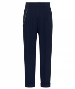 High UNDERSTATED S01670 Pantalons Blauw