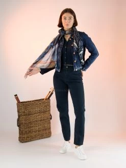 High ABSCOND 702814 Pantalons Blauw -Joseph Ribkoff Winkel 100002298 7