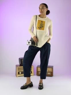 High BRIGNANT S01716 Pantalons Blauw -Joseph Ribkoff Winkel 100002316 6