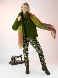 Marc Cain VC 81.63 J37 Pantalons Groen -Joseph Ribkoff Winkel 100002347 6