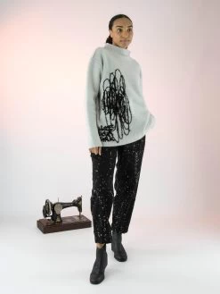 Annette Görtz SELA 37118 Pantalons Zwart -Joseph Ribkoff Winkel 100002367 6