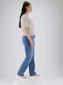 Cambio PARIS STRAIGHT LONG 9182 0031-04 Jeans Blauw -Joseph Ribkoff Winkel 104000567 4