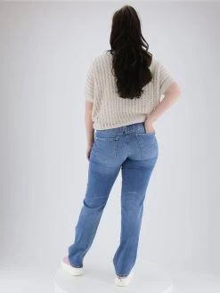 Cambio PARIS STRAIGHT LONG 9182 0031-04 Jeans Blauw -Joseph Ribkoff Winkel 104000567 5