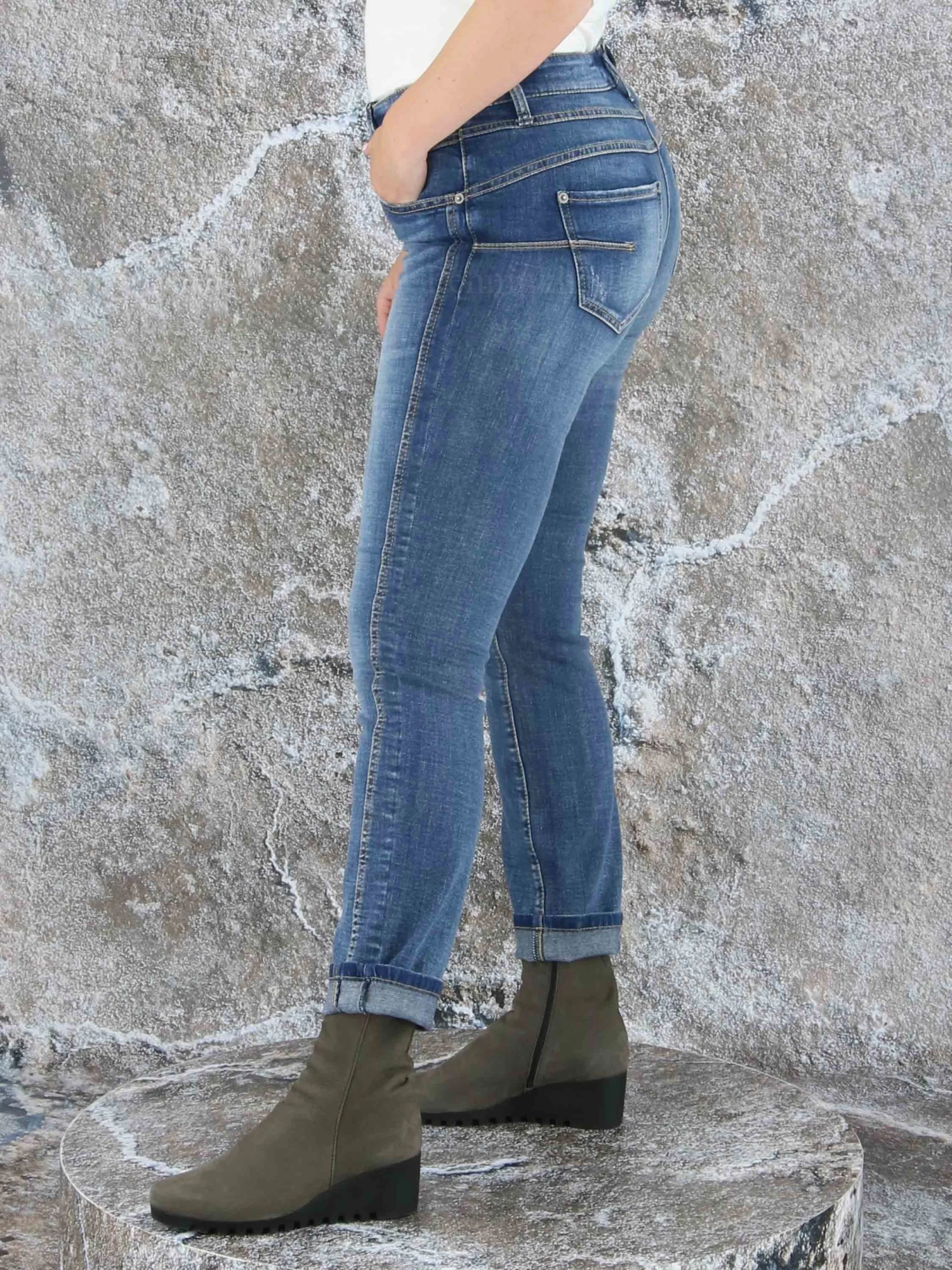 Cambio PARIS LOVE 9150-0006-09 Jeans Blauw 6 Cambio PARIS LOVE 9150-0006-09 Jeans Blauw - Afbeelding 4