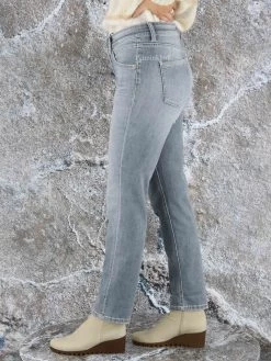 Cambio PINA SHORT 9259-0020-33 Jeans Grijs -Joseph Ribkoff Winkel 104000617 4