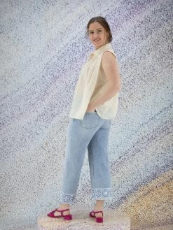 Cambio CELIA 9175-0021-13 Jeans Blauw -Joseph Ribkoff Winkel 104000650 6