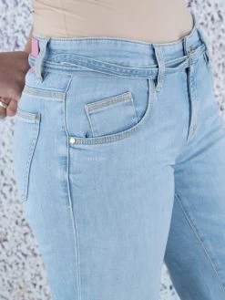 Cambio TESS WIDE LEG 9150-0014-04 Jeans Blauw 18 Cambio TESS WIDE LEG 9150-0014-04 Jeans Blauw -Joseph Ribkoff Winkel 104000658 8
