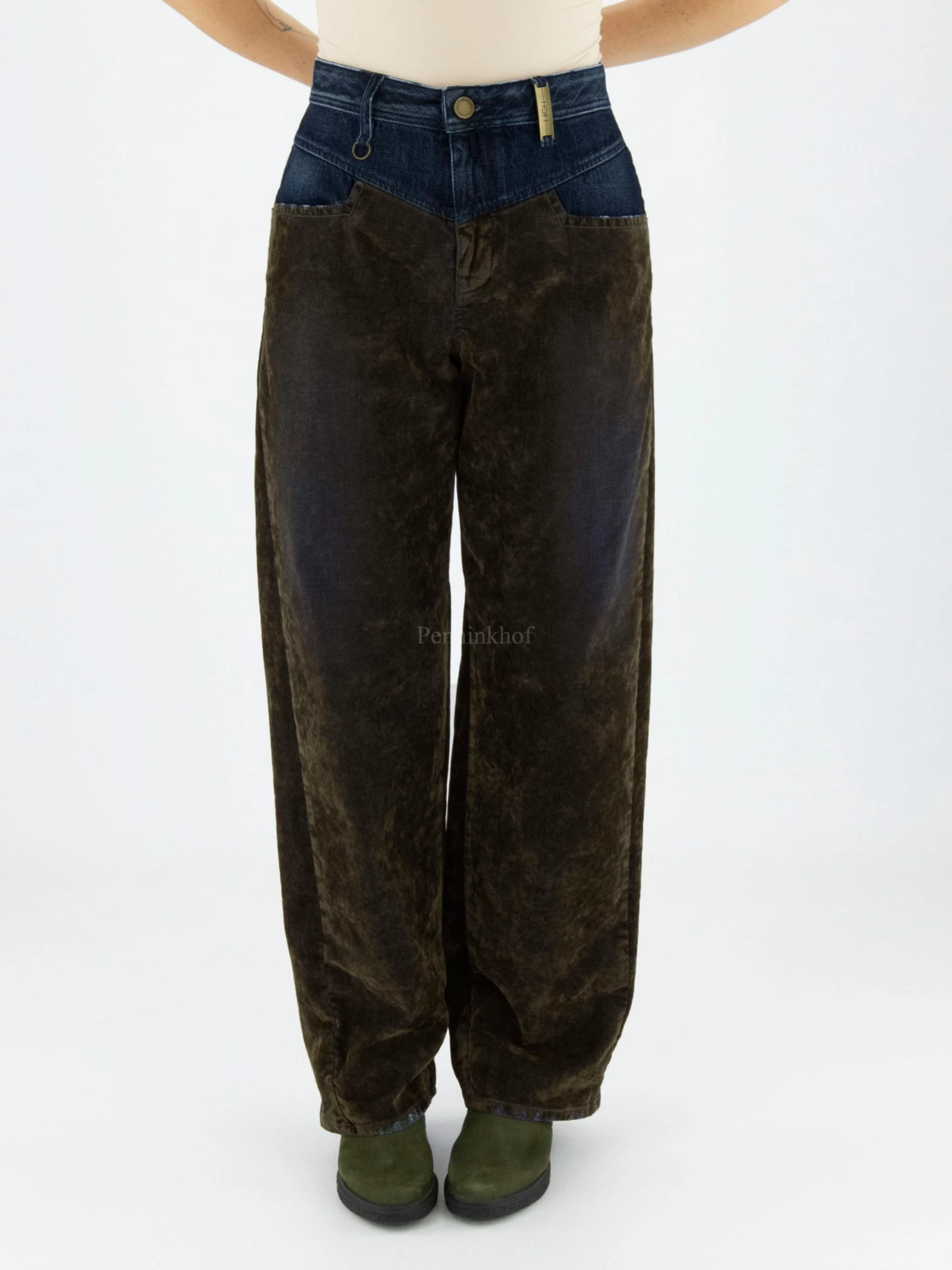 High IN AGREEMENT 702810 Jeans Groen 4 High IN AGREEMENT 702810 Jeans Groen - Afbeelding 2