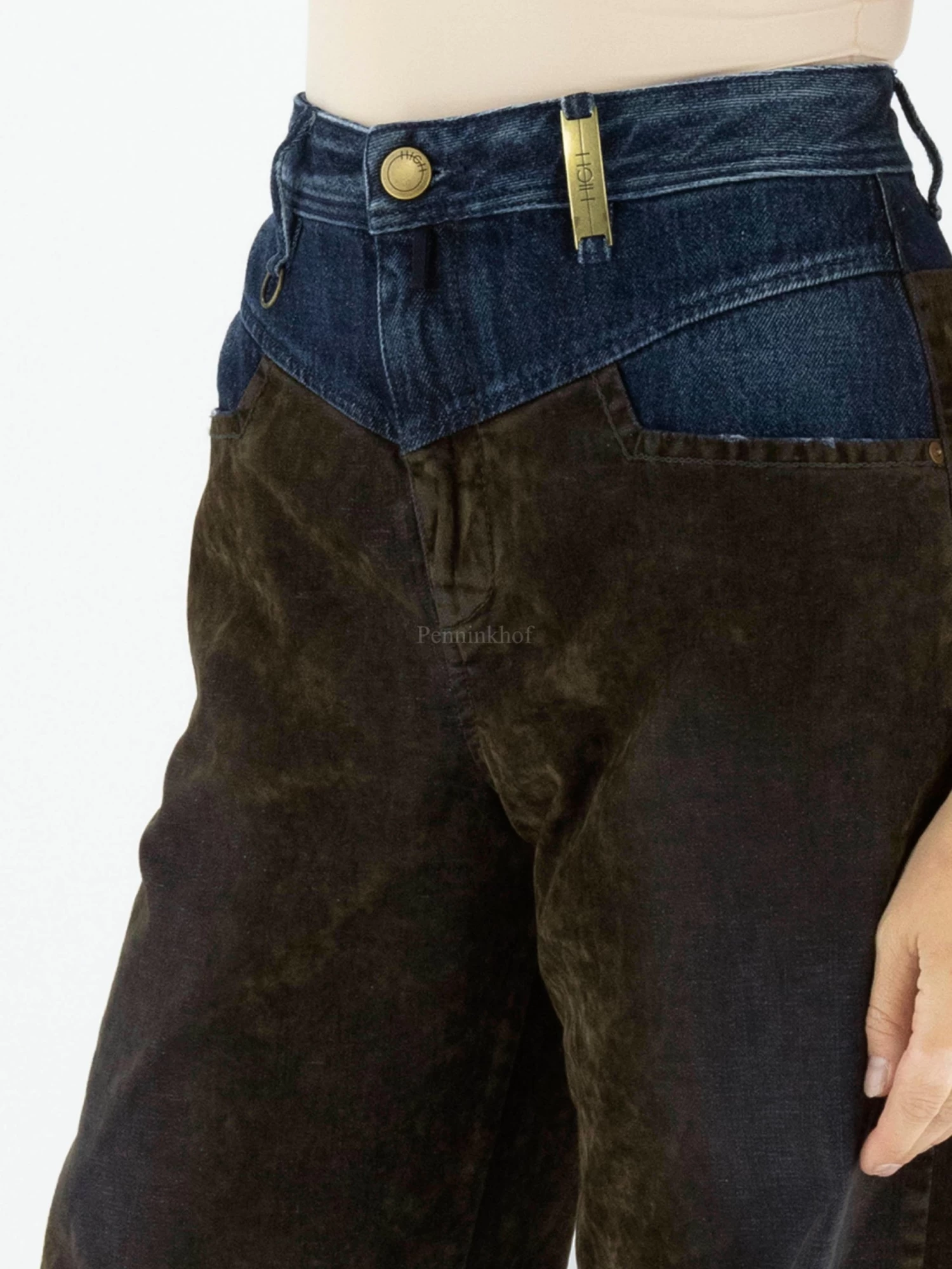 High IN AGREEMENT 702810 Jeans Groen 8 High IN AGREEMENT 702810 Jeans Groen - Afbeelding 6