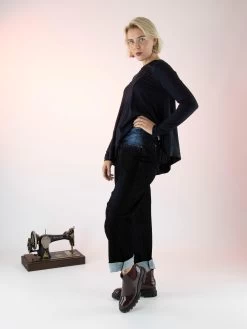 High IN AGREEMENT 702810 Jeans Zwart -Joseph Ribkoff Winkel 104000669 7