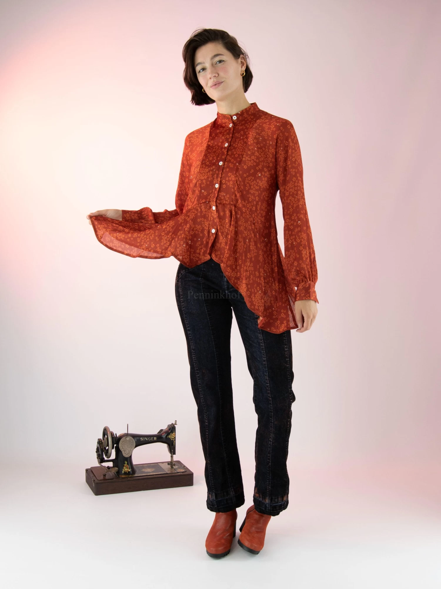 High INTERUPT 702808 Jeans Bruin 8 High INTERUPT 702808 Jeans Bruin - Afbeelding 6