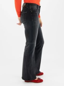 Cambio PARIS FLARED 9268 0012-28 Jeans Zwart -Joseph Ribkoff Winkel 104000686 5