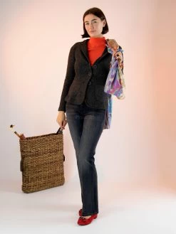 Cambio PARIS FLARED 9268 0012-28 Jeans Zwart -Joseph Ribkoff Winkel 104000686 7