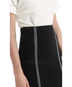 Marc Cain RC7103 M20 Rokken Zwart -Joseph Ribkoff Winkel 120000701 4