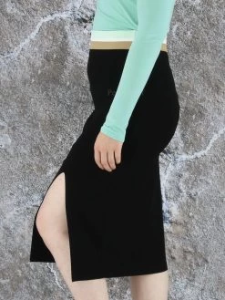 Marc Cain TC 71.02 M06 Rokken Zwart -Joseph Ribkoff Winkel 120000776 3