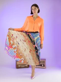 Marc Cain VC 71.04 W43 Rokken Multi Color -Joseph Ribkoff Winkel 120000817 6