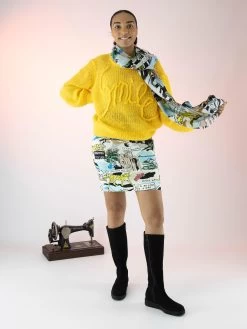 Marc Cain VS 71.30 J33 Rokken Blauw -Joseph Ribkoff Winkel 120000823 7