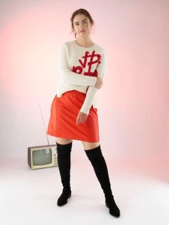 Marc Cain VS 71.06 J29 Rokken Oranje -Joseph Ribkoff Winkel 120000824 6