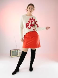 Marc Cain VS 71.06 J29 Rokken Oranje -Joseph Ribkoff Winkel 120000824 7