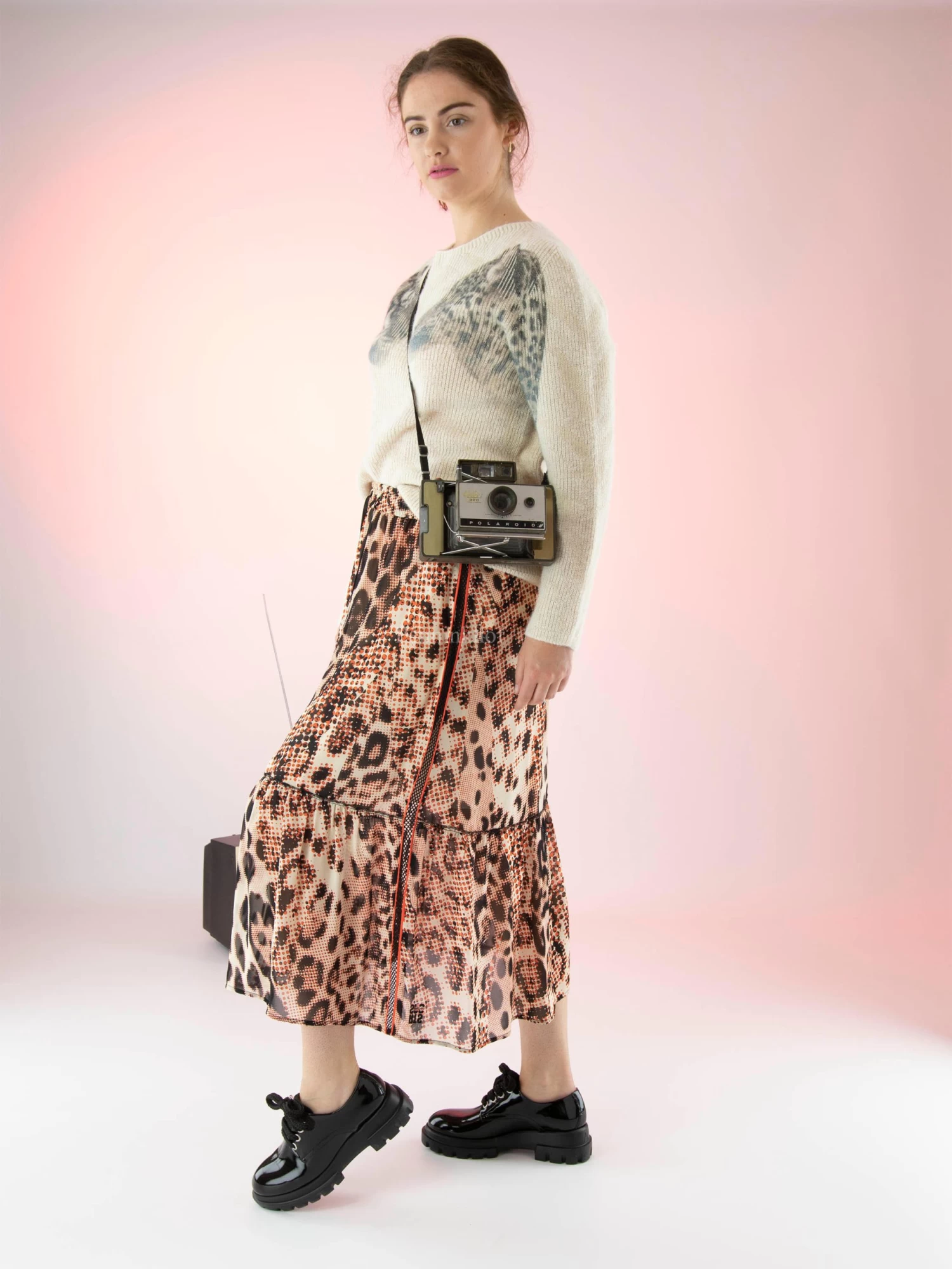 Marc Cain VS 71.05 W02 Rokken Rood 9 Marc Cain VS 71.05 W02 Rokken Rood - Afbeelding 7