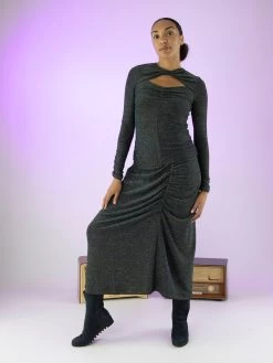 High SCRUNCH UP Rokken Blauw -Joseph Ribkoff Winkel 120000833 6