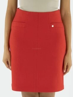 Marc Cain VC 71.22 J30 Rokken Rood -Joseph Ribkoff Winkel 120000849 2