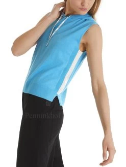 Marc Cain TS 61.01 M80 Tops Blauw -Joseph Ribkoff Winkel 130000774 3