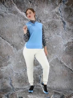 Marc Cain TS 61.01 M80 Tops Blauw -Joseph Ribkoff Winkel 130000774 6