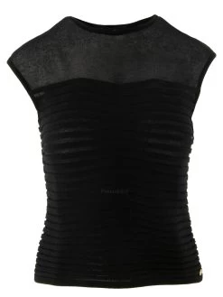 Marc Cain VC 61.02 M19 Tops Zwart