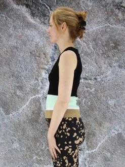 Marc Cain TC61.01 M06 Tops Zwart -Joseph Ribkoff Winkel 130100180 3