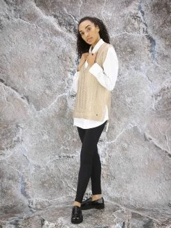 Marc Cain TC 42.03 M32 Tops Goud -Joseph Ribkoff Winkel 134000049 6