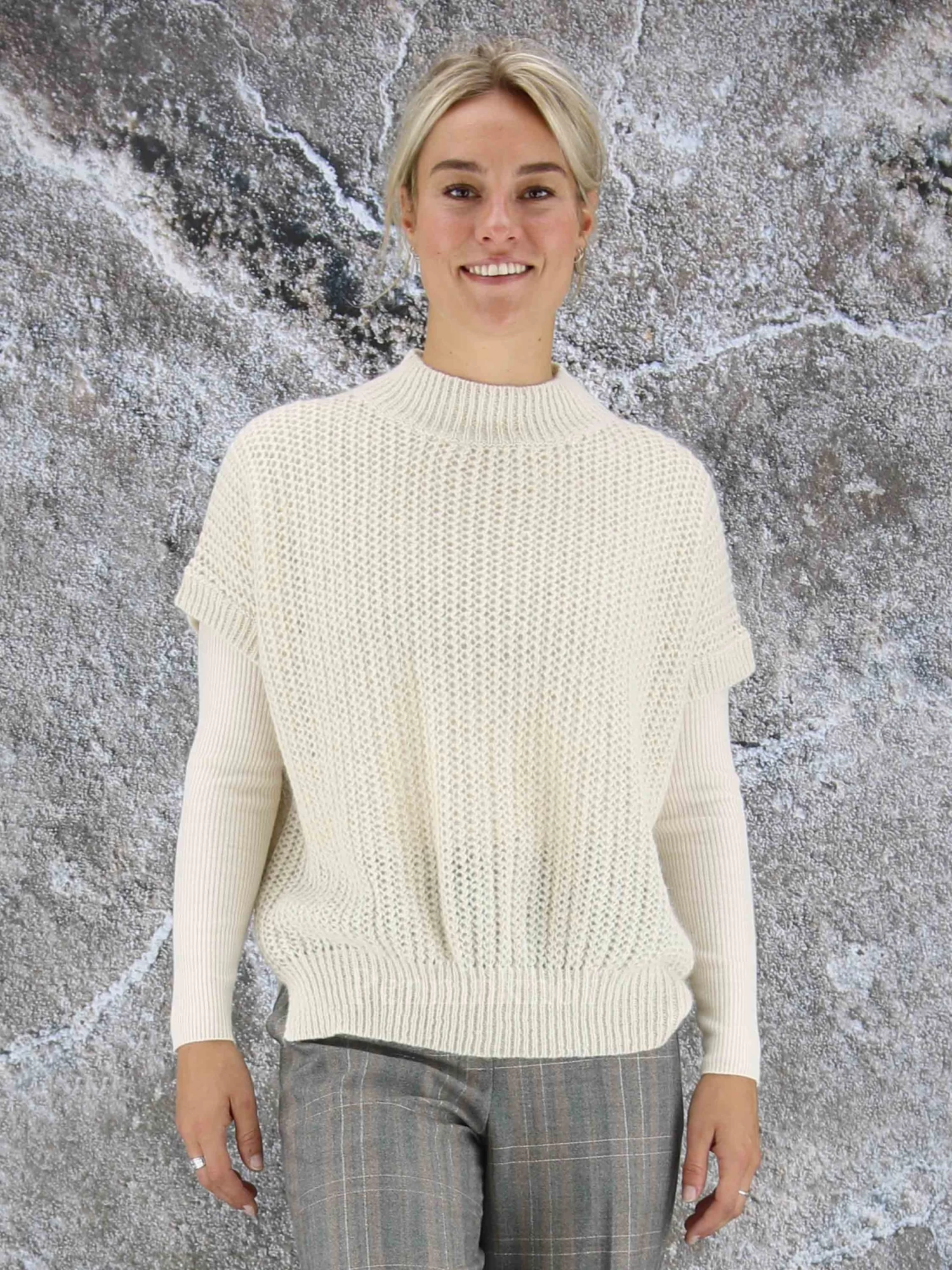 Peserico S99758F05-C9779 Tops Roomwit 5 Peserico S99758F05-C9779 Tops Roomwit - Afbeelding 3