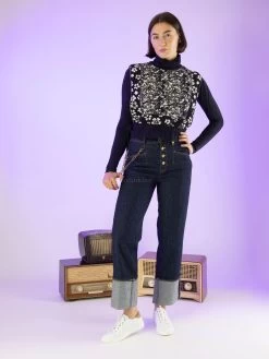 High DOZY S51282 Tops Blauw -Joseph Ribkoff Winkel 134000065 6