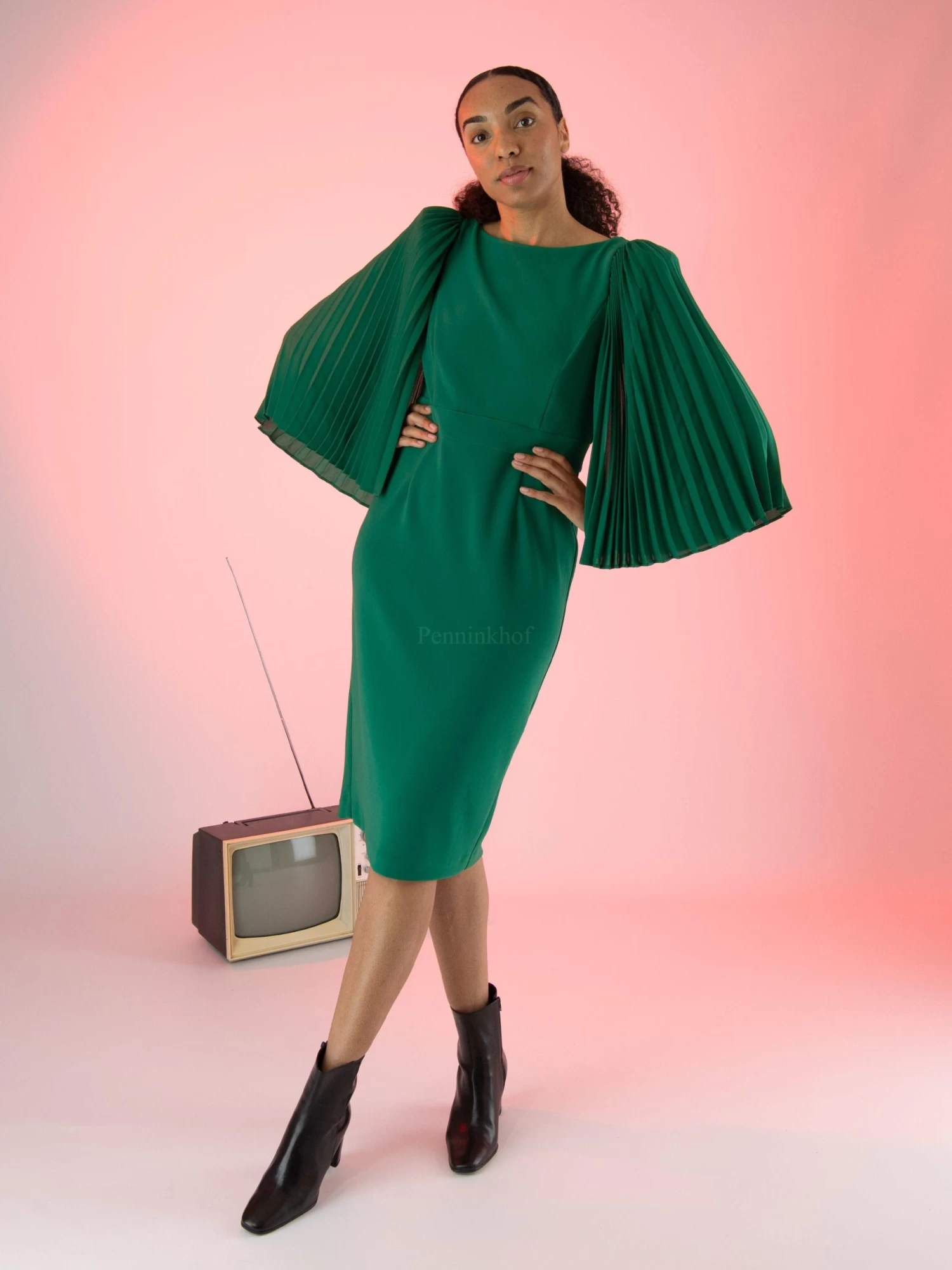 Joseph Ribkoff 223766 Uni Groen 8 Joseph Ribkoff 223766 Uni Groen - Afbeelding 6