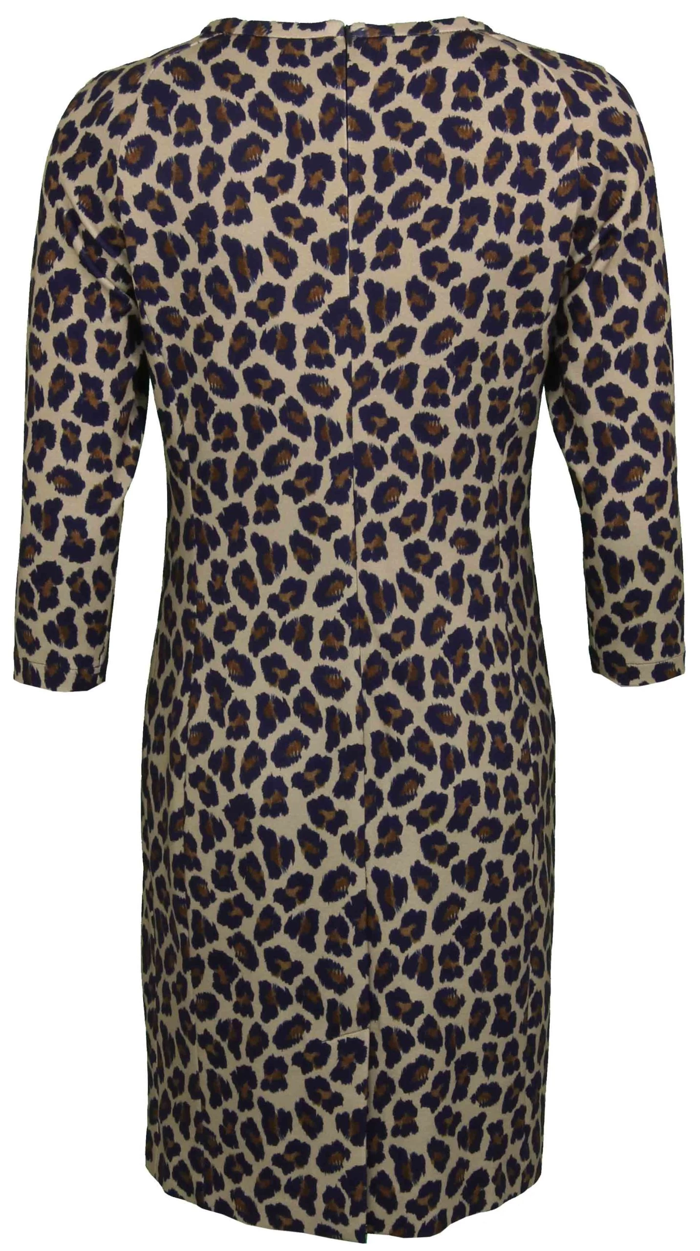 Riani 786290-5234 Jurken Taupe 4 Riani 786290-5234 Jurken Taupe - Afbeelding 2