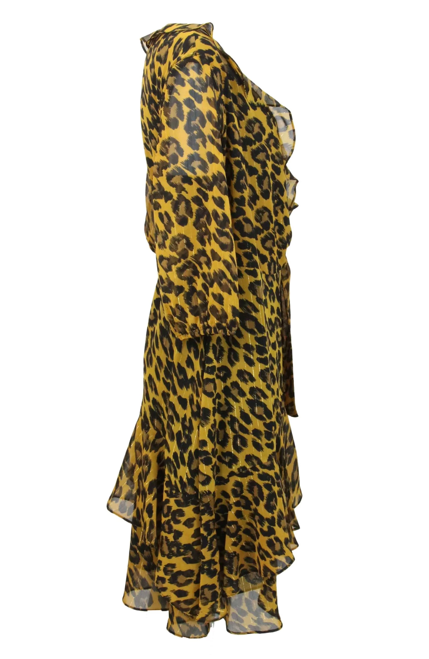 Joseph Ribkoff 193642 Jurken Geel 5 Joseph Ribkoff 193642 Jurken Geel - Afbeelding 3