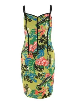 Eroke AB 1221 Jurken Groen