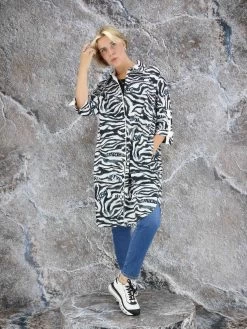 Marc Cain TS 21.18 W17 Jurken Wit -Joseph Ribkoff Winkel 160100619 6