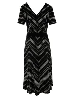 Joseph Ribkoff 231074 Jurken Zwart -Joseph Ribkoff Winkel 160100689 2