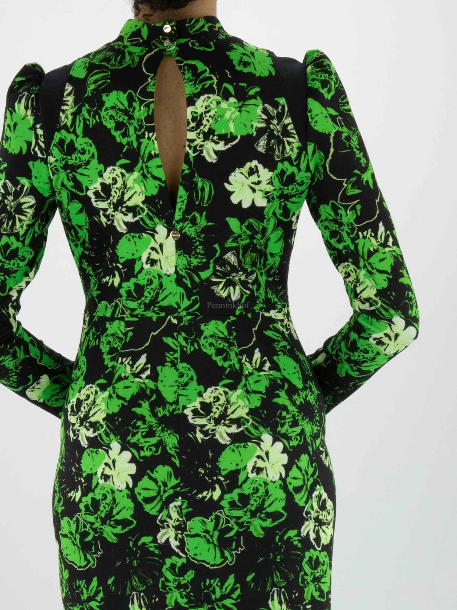 Marc Cain VC 21.17 J09 Jurken Groen 11 Marc Cain VC 21.17 J09 Jurken Groen - Afbeelding 9