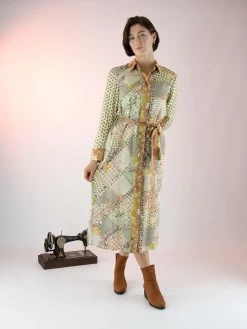 Marc Cain VC 21.26 W24 Jurken Groen -Joseph Ribkoff Winkel 160100691 7