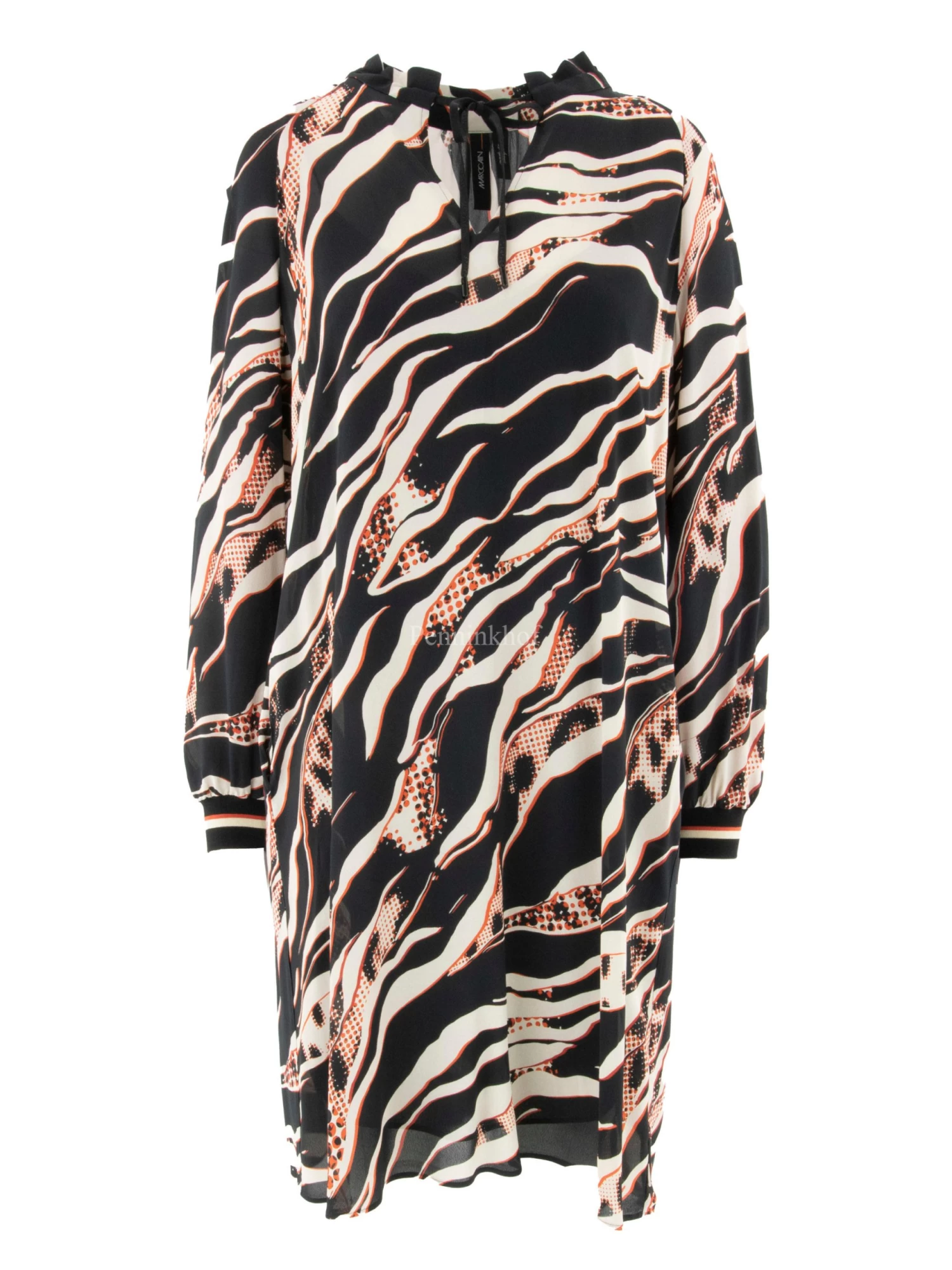 Marc Cain VS 21.03 W38 Jurken Zwart 3 Marc Cain VS 21.03 W38 Jurken Zwart