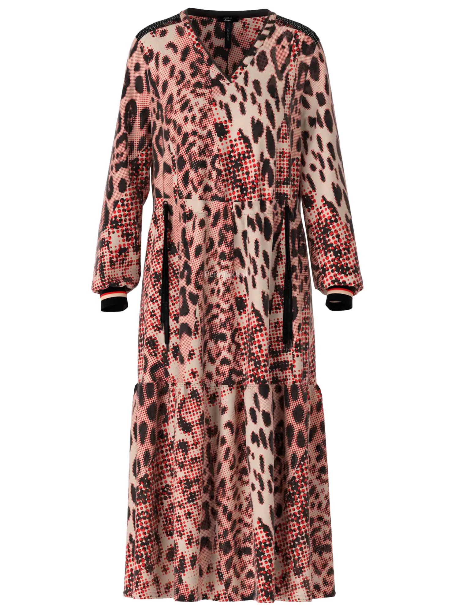 Marc Cain VS 21.04 W02 Jurken Rood 3 Marc Cain VS 21.04 W02 Jurken Rood