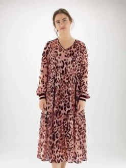 Marc Cain VS 21.04 W02 Jurken Rood 12 Marc Cain VS 21.04 W02 Jurken Rood -Joseph Ribkoff Winkel 160100694 2