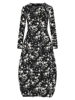 High AT LENGTH S21724 Jurken Zwart