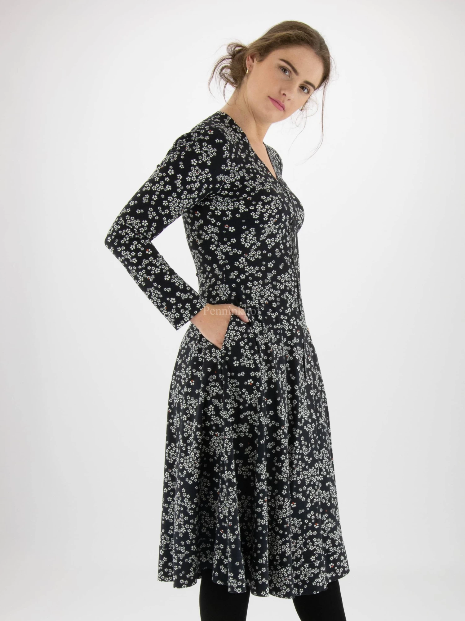 High BEMUSEMENT S21730 Jurken Blauw 7 High BEMUSEMENT S21730 Jurken Blauw - Afbeelding 5