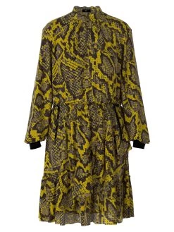 Marc Cain VS 21.25 W25 Jurken Geel