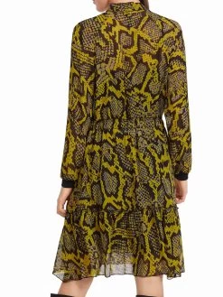 Marc Cain VS 21.25 W25 Jurken Geel -Joseph Ribkoff Winkel 160100711 3