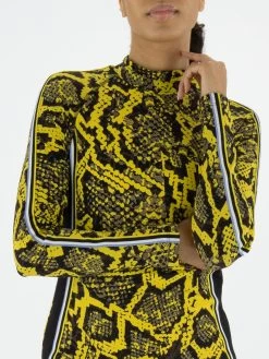 Marc Cain VS 21.31 J36 Jurken Geel -Joseph Ribkoff Winkel 160100712 9